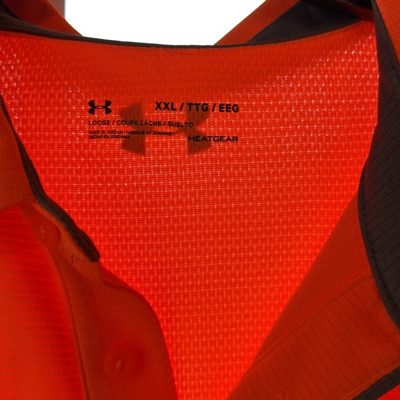 Orange polo, like new - Picture 2 of 3